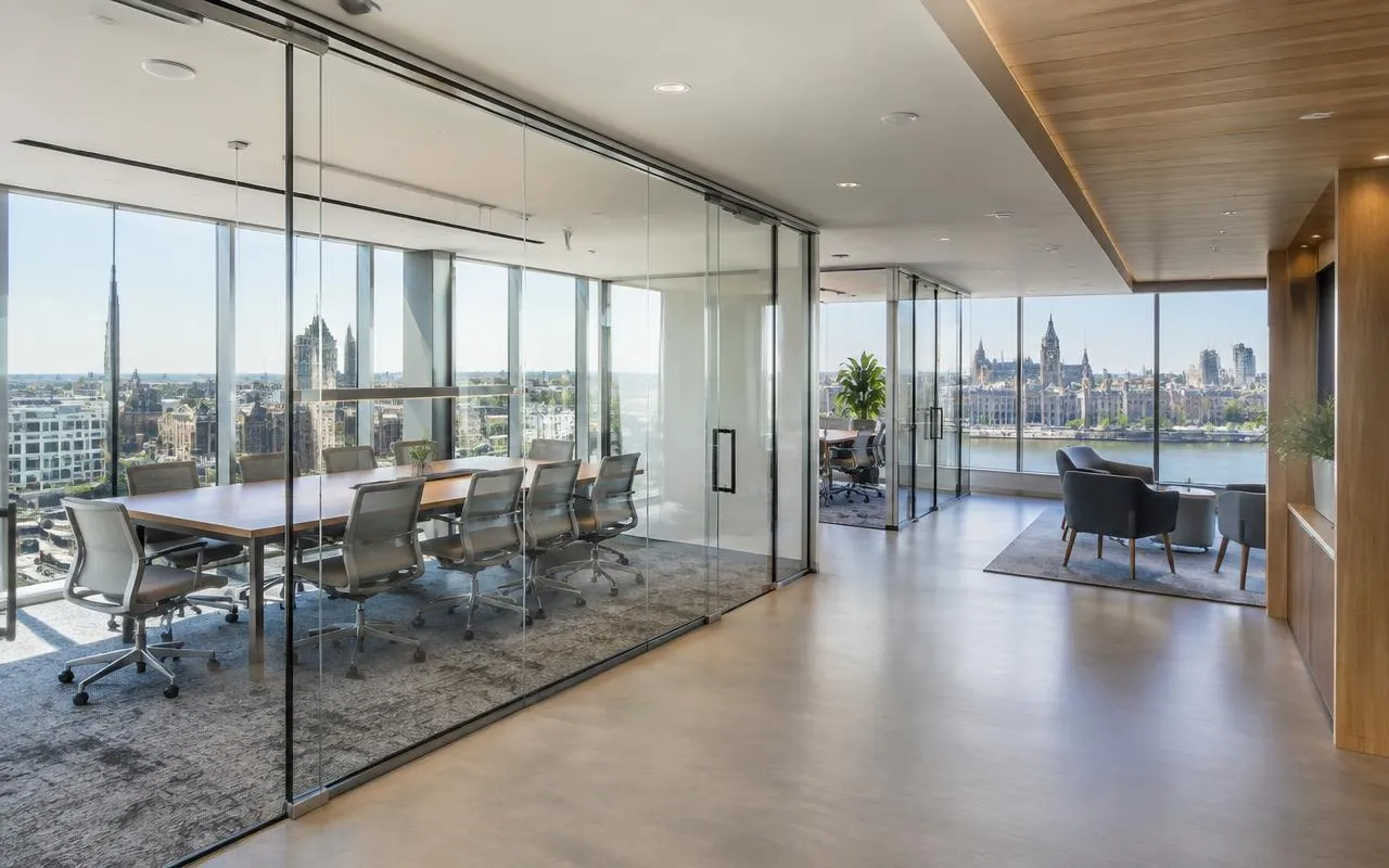 Renovated downtown Ottawa office interior