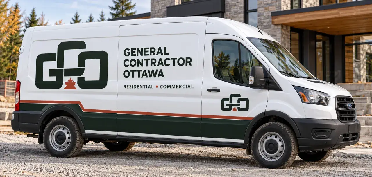 General Contractor Ottawa (GCO) van for residential and commercial contracting in Ottawa