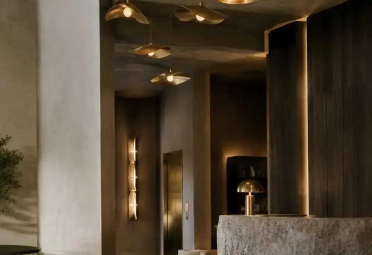 Hotel lounge illustration for hospitality renovations in Ottawa