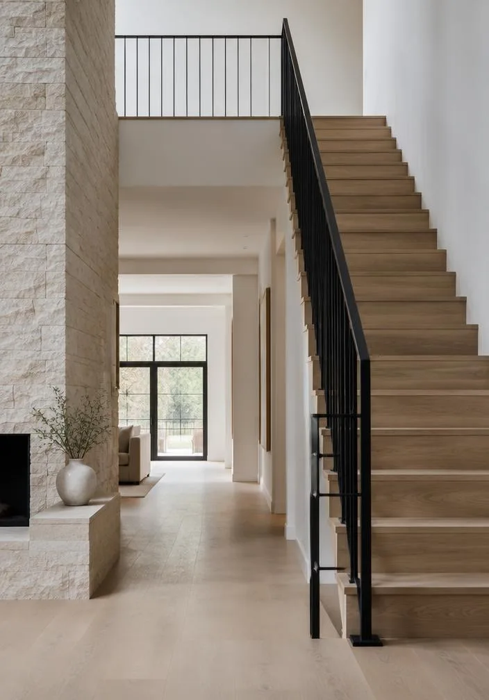 Illustrative living space showing considered layout and interior finishes
