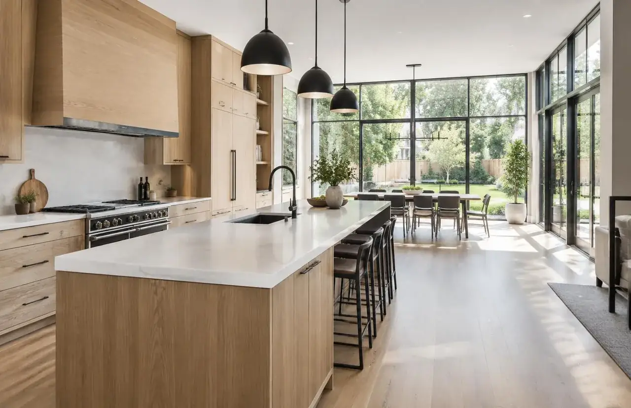 Kitchen illustration for kitchen renovations by a residential general contractor in Ottawa