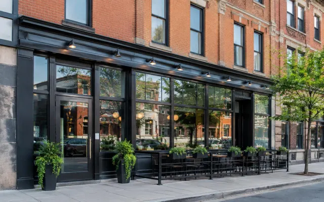 Renovated storefront on Montreal Road in Vanier